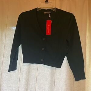 Small Urban Cocoa forest green cardigan